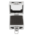 Miniatyrbillede 7 af 8: Sømborebits Opbevaringsboks 25 huller Gennemsigtig Clamshell Lock Design Støvtæt sømborebits Desktop Container Sort