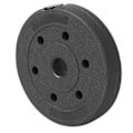Pikkukuva 4 / 8: Klassiset valurautaiset painolevyt voimaharjoitteluun kotisalille, musta, 1 kpl, 1 kg