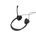 Pikkukuva 8 / 8: RJ9-puhelinkuulokkeiden melua vaimentavat Binaural-johdolliset matkapuhelinkuulokkeet mikrofonilla VOIP-puhelimen lankapuhelimelle