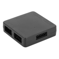 Miniatyrbillede 2 af 8: RGB Converter Wizard Lighting Adapter 3Pin (+5V) ARGB Light til 4Pin (+12V) RGB Fans (Sort)