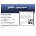 Miniatyrbillede 3 af 5: MT7921 WIFI6 2.4G 5G Gigabit Netværkskort M2 5.2 BT Netværkskort Desktop Computer Laptop Indbygget Trådløst Netværkskort