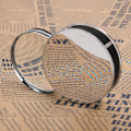 Miniatyrbilde 1 av 5: Forstørrelsesglass Loupes 20x Lupe Bærbar Folding Kompakt Skrivebord Lomme Lupe Smykke Lupe Metall Leselupe Linse Øye Lupe