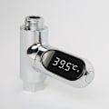 Miniatyrbild 1 av 5: LED Digital Duschtermometer Babybad Vattentemperaturmonitor Fahrenheit Celsius 360° Rotationskärm för Hem Badrum Kök