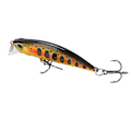Pikkukuva 8 / 8: 5 cm kova keinotekoinen Minnow-kalastussyötti 3D Lifelike Eyes kelluva vaappukalastusuistit #2