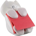 Miniatyrbild 1 av 5: Hållare, Kattform med 1 Block Post-it Z-Notes, Rosa Färg - Enkel Enhandsanvändning