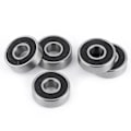 Miniatyrbillede 5 af 8: 10 STK 608-2RS kugleleje Dobbeltsidet sort gummiforseglet dyb rille