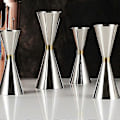 Miniatyrbillede 2 af 5: 30/45ml 30/60ml 45/60ml Målekop i rustfrit stål Cocktail Wine Shaker Dobbelt Shot_SZXM guld 30ml 60ml