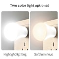 Miniatyrbillede 3 af 5: USB LED Pære 3W Bærbar LED Lampe 5V Boglamper Energibesparende Nødlampe Udendørs Campinglys Indendørs Læselampe Pære hvidt lys 3 stk