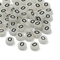 Miniatyrbilde 2 av 5: Svarte Akryl Lysende Perler 4x7mm Runde for Smykkelaging Armbånd Halskjeder DIY Tilbehør O 100 stk