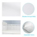 Miniatyrbillede 6 af 8: 2 stk Baby Crib Bumper Sæt Åndbar Mesh Crib Liner Anti Collision Seng Bumpers