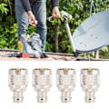 Miniatyrbillede 5 af 8: 4 stk BNC hun til SO239 hanadapter RF koaksial koaksialstik