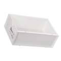 Miniatyrbillede 2 af 8: Skrivebordsopbevaringsboks i plast til skrivebord, makeup-arrangør, kontorartikler, opbevaringsboks med skuffe, hvid