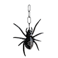 Miniatyrbilde 4 av 4: Små Realistiske Plast Edderkopp Leke - Morsomme Halloween Spøk Props og Dekorasjoner