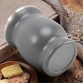 Miniatyrbillede 4 af 5: Rustfri Yerba Mate Gourd Tekop Sæt Kaffe Vandkop 8Oz Grå