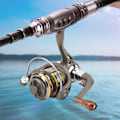 Miniatyrbillede 6 af 8: Bærbar alle metal holdbare 13+1BB lejer mini spinning hjul fiskeline hjul tilbehør (Mini 150)
