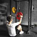 Miniatyrbillede 4 af 5: 2 x Fitness DIY Træk Kabel Biceps Triceps Arm Blaster Reb Fi x ed 2.5M--