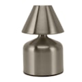 Miniatyrbillede 2 af 8: 3W trinløs dæmpning berøringsbord bordlampe 1800mAh trådløs 3 farver genopladelig sengebordslampe til bar sølv