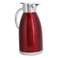 Miniatyrbild 4 av 8: 2L Termisk Kanna Dubbelvägg Rostfritt Stål Vakuumisolering Vattenkokare för Kaffe Te(Röd )