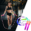 Miniatyrbillede 4 af 5: Lysende hoppereb med justerbar længde med lysshow til fitness - sæt med 2