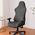 Miniatyrbilde 2 av 5: Stretch Kontorstol Trekk, Smussavvisende, Elastisk, Gaming Stol Trekk, Stretch Gaming Stol Trekk, Roterende Armstol Trekk - Mørk Grå, 52*63*88cm