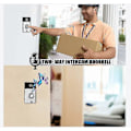 Miniatyrbillede 5 af 5: Tovejs Trådløs Intercom Med Indbygget Højttaler, Adgangskontrolsystem, Op Til 6 Måneders Standby 100*60*14.8mm Zekai