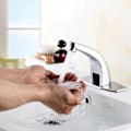 Miniatyrbild 2 av 5: Automatisk infraröd sensor för handfat, beröringsfri automatisk blandare