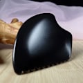 Miniatyrbillede 3 af 5: Sort Bianstone Gua Sha Massageværktøj til Ansigts- og Kropsakupunkturterapi
