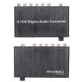 Miniatyrbilde 7 av 8: AY77 5.1CH DAC Converter Audio Decoder Digital Optisk Koaksial for Toslink til RCA 3,5 mm Jack for Xbox for PS4 for TV