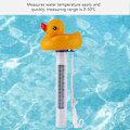 Miniatyrbillede 8 af 8: Tegneserie Mini flydende vandtermometer til svømmebassin Spas Fish Tank Aquarium Duck