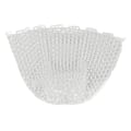 Miniatyrbillede 1 af 8: Fiskeri Landingsnet Udskiftning Transparent Hvid Sammenfoldelig Gummi 55cm Fiskenet til Angler