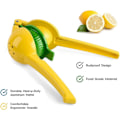Miniatyrbillede 4 af 5: 2-i-1 manuel juicer til citron, appelsin, citrus