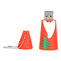 Miniatyrbillede 5 af 8: U Disk Holdbar Stærk kompatibilitet Sød julemand USB 2.0 Flash Drive Mobillagerenhed Rød 32GB