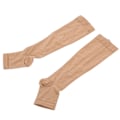 Miniatyrbild 6 av 8: Elastic Sports Open Toe Compression Strumpor Dragkedja Anti-Slip Fotskyddsärmar (XXL)