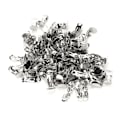 Miniatyrbillede 4 af 8: 100 stk. bakke ørestik clips metal fjeder flad bag ørestik smykker fremstilling tilbehør