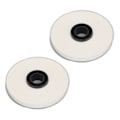 Miniatyrbillede 5 af 8: 2 ruller etiketmaskintape 16m lang 5mm bred klar print PET hvid etikettape erstatning for MAX LM 550A