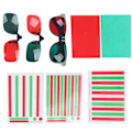 Pikkukuva 5 / 8: Protanopia Anerythrochloropsia Reading Device Amblyopia Correct Color Blindless harjoituslasit