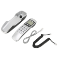 Miniatyrbild 1 av 8: KXT888CID Fasta väggtelefoner Fast telefon med sladd med LCD-skärm för hemmakontorshotell (silver)