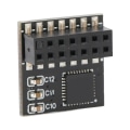 Miniatyrbild 4 av 8: TPM 2.0 Module 14Pin SPI TPM 2.0 Encryption Security Module LPC Interface 14Pin TPM2.0 Module for Windows for ASUS