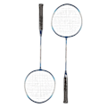 Miniatyrbild 7 av 8: REGAIL 2 st badmintonracket i järnlegering, 2-spelar badmintonracketset för barn och vuxna, blå