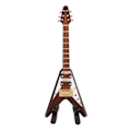 Miniatyrbilde 3 av 8: Miniatyr elektrisk gitarmodell av tre med stativ og etui Kaffe Minimusikkinstrumentmodell Dekor 10cm