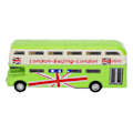 Miniatyrbillede 1 af 8: 1:90 Børns Dobbeltdækker Bus Legetøj Børn Lyd Lys Simulation Legering Træk Tilbage Bil Legetøj(Grøn )