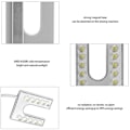 Pikkukuva 8 / 8: LED-valo joustava Hanhenkaula-lamppu magneettisella pohjalla ompelukoneelle 110-265V EU-pistoke