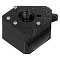 Miniatyrbillede 2 af 8: Dual Pulley Ekstruder DualDrive Gears PLA Sort 3D-printertilbehør til Prusa mini V2