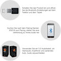 Miniatyrbild 3 av 4: USB Bluetooth-adapter, Bluetooth 5.1-adapter i bil AUX/USB dubbla utgångar, med 3,5 mm digital ljudkabel, Bluetooth-dongel Bluetooth-mottagare