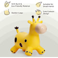 Pikkukuva 4 / 5: Planet Animal Hopper lapsille, Giraffe-pomppulelu, Pomppuhevonen, Hyppyhevonen, Hyppylelut lahjaksi pojille ja tytöille, puhallettava pomppulelu