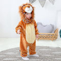 Pikkukuva 2 / 5: Dinosaurusten Hupullinen Onesie-Puku Lapsille - Söpö Eläimen Halloween-Puku 12-18 Kuukauden Pojalle
