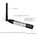 Miniatyrbillede 1 af 5: Trådløs DMX512 Sender Modtager EU Stik