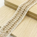 Miniatyrbild 4 av 5: 5-pack Juteband för DIY-hantverk Rustik Spetsband Burlap Tyg Presentinslag Fest Semester Dekoration