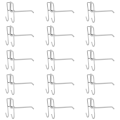 Miniatyrbilde 5 av 8: 30 stk Supermarked Krok Iron Grid Hylle Krok Smykker Display Hylle Krok 3,5 mm tykkelse 15 cm / 5,9 tommer lang