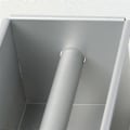 Miniatyrbillede 4 af 5: Lang Kagebageform Non-Stick Flydende Hjerte Kageform Aluminium Legering Firkantet Brødform med C